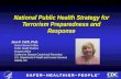 National Public Health Strategy for Terrorism Preparedness and Response