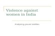 Violence against women in India