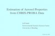 Estimation of Aerosol Properties from CHRIS-PROBA Data
