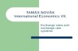 TAMÁS NOVÁK  International Economics VII.