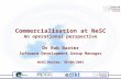Commercialisation at NeSC An operational perspective
