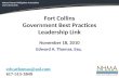 Fort Collins Government Best Practices Leadership Link