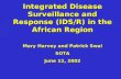 Integrated Disease Surveillance and Response (IDS/R) in the African Region