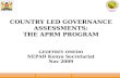 Background APRM in Kenya APRM’s Contributions in Kenya 2 nd  APRM Review Process Challenges