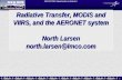 Radiative Transfer, MODIS and VIIRS, and the AERONET system North Larsen north.larsen@lmco