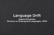 Language Drift
