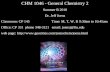 CHM 1046 - General Chemistry 2 Summer B 2010 Dr. Jeff Joens