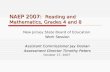NAEP 2007:   Reading and    Mathematics, Grades 4 and 8