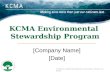 KCMA Environmental  Stewardship Program