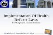Implementation Of Health Reform Laws 2010 Employee Benefits Seminar