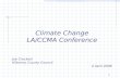 Climate Change LA/CCMA Conference Joe Crockett Kilkenny County Council. 4 April 2008