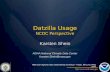 Datzilla Usage NCDC Perspective