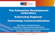 The Enterprise Development Laboratory Enhancing Regional  Technology Commercialization