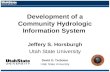 Development of a Community Hydrologic Information System