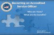 Becoming an Accredited  Service Officer