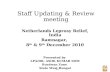 Staff Updating & Review meeting