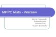 MPPC tests - Warsaw