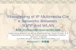 Interworking of IP Multimedia Core Networks Between  3GPP and WLAN