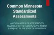 Common Minnesota Standardized Assessments