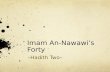 Imam An-Nawawi’s Forty