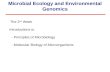Microbial Ecology and Environmental Genomics