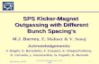 SPS Kicker-Magnet  Outgassing with Different Bunch Spacing's