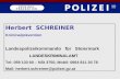 Herbert  SCHREINER Kriminalprävention Landespolizeikommando   für   Steiermark LANDESKRIMINALAMT