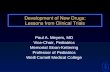 Development of New Drugs: Lessons from Clinical Trials