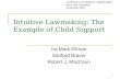 Intuitive Lawmaking: The Example of Child Support