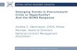 Emerging Trends in Procurement: Crisis or Opportunity?   And the NCMA Response