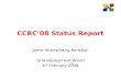 CCRC’08 Status Report