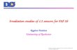 Irradiation studies of L1 sensors for DØ 2b