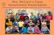 Mrs. McCann’s Class Government Presentation