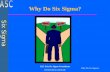 Why Do Six Sigma?