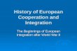 History of European Cooperation and Integration