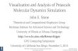 Visualization and Analysis of Petascale Molecular Dynamics Simulations