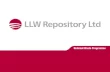 Management of the LLW National Waste Programme