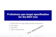 Preliminary  gas target specification for the BGV  (v1)