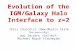 Evolution of the IGM/Galaxy Halo Interface to z=2