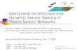 Sensorweb Architecture and  Dynamic Sensor Tasking in Mobile Sensor Networks