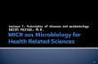MICR  201 Microbiology for Health Related Sciences