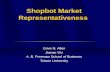 Shopbot Market Representativeness Gove N. Allen Jianan Wu A. B. Freeman School of Business