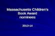 Massachusetts Children’s Book Award nominees