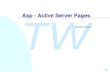 Asp - Active Server Pages