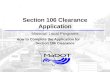 Section 106 Clearance Application Missouri Local Programs