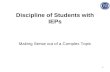 Discipline of Students with IEPs