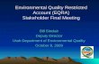 Environmental Quality Restricted Account (EQRA) Stakeholder Final Meeting