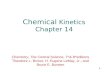 Chemical  Kinetics Chapter 14
