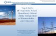 Top FAQ’s (Frequently Asked Questions) About Utility Integration of Renewables…and Answers