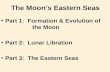 Part 1:  Formation & Evolution of           the Moon Part 2:  Lunar Libration